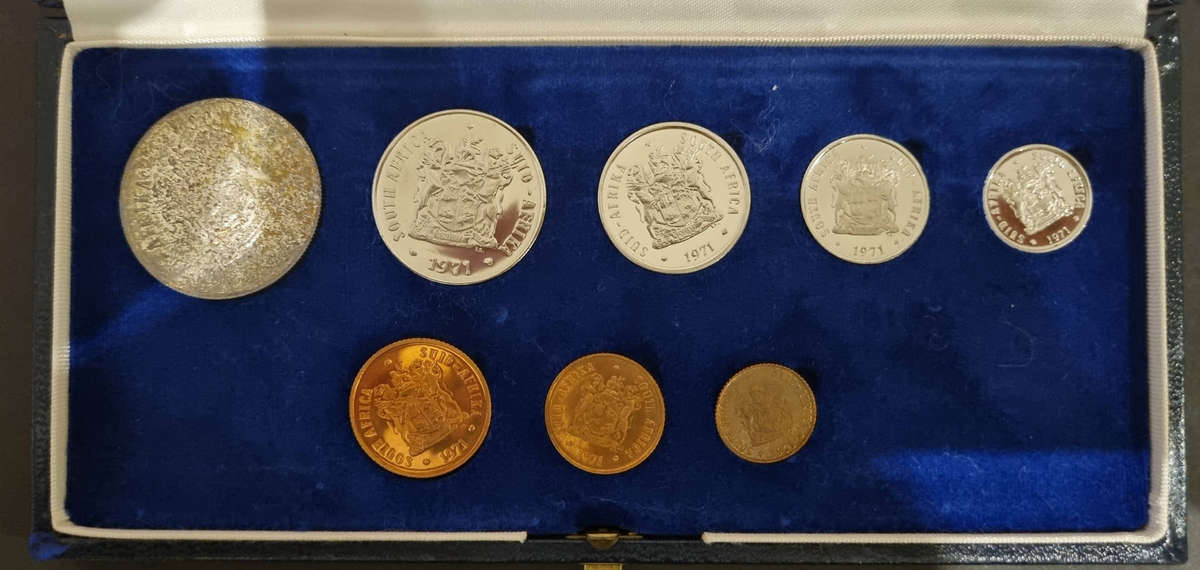 1971 South Africa Proof Coin Set