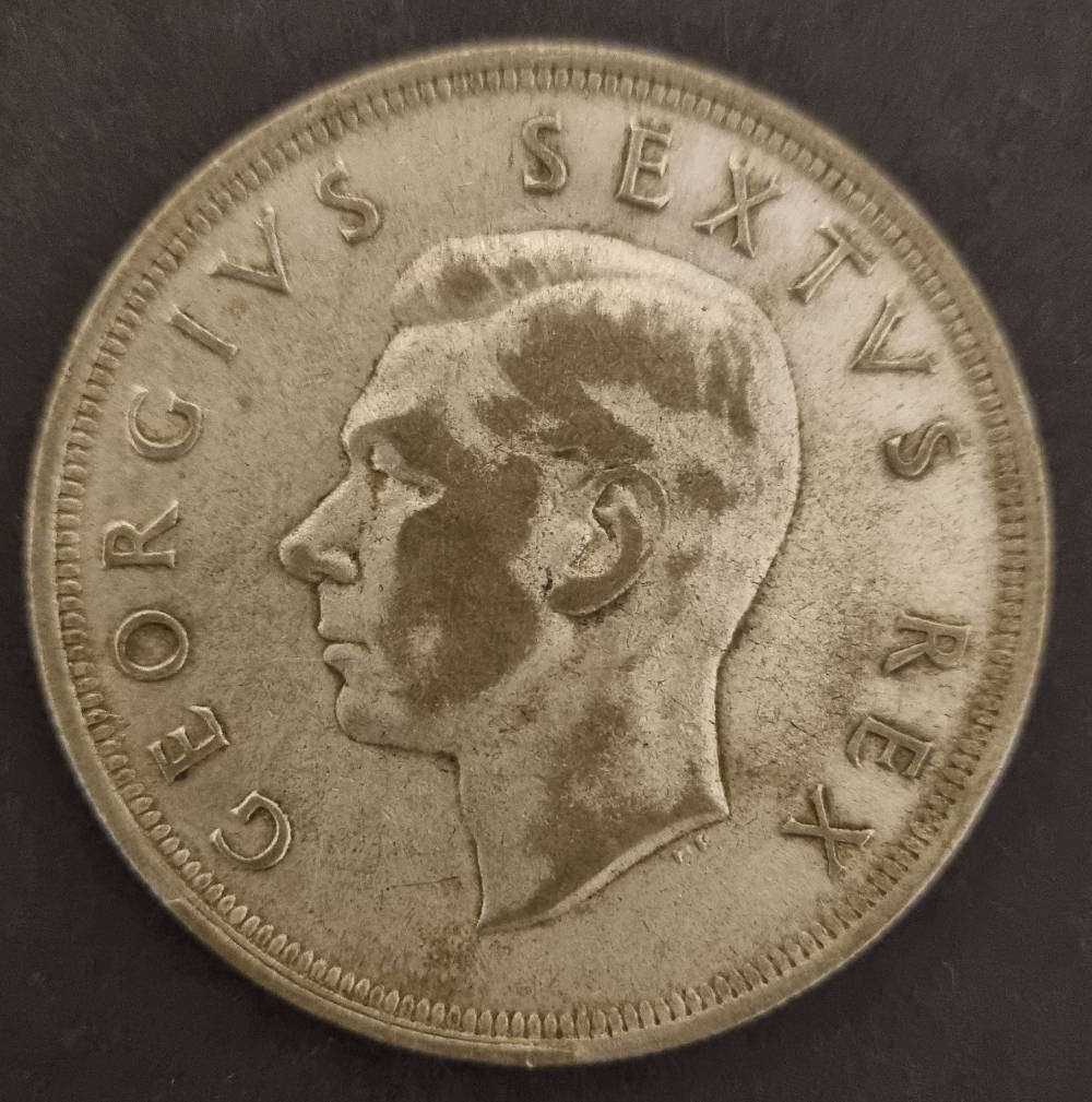 Rare 1952 South Africa 5 Shillings