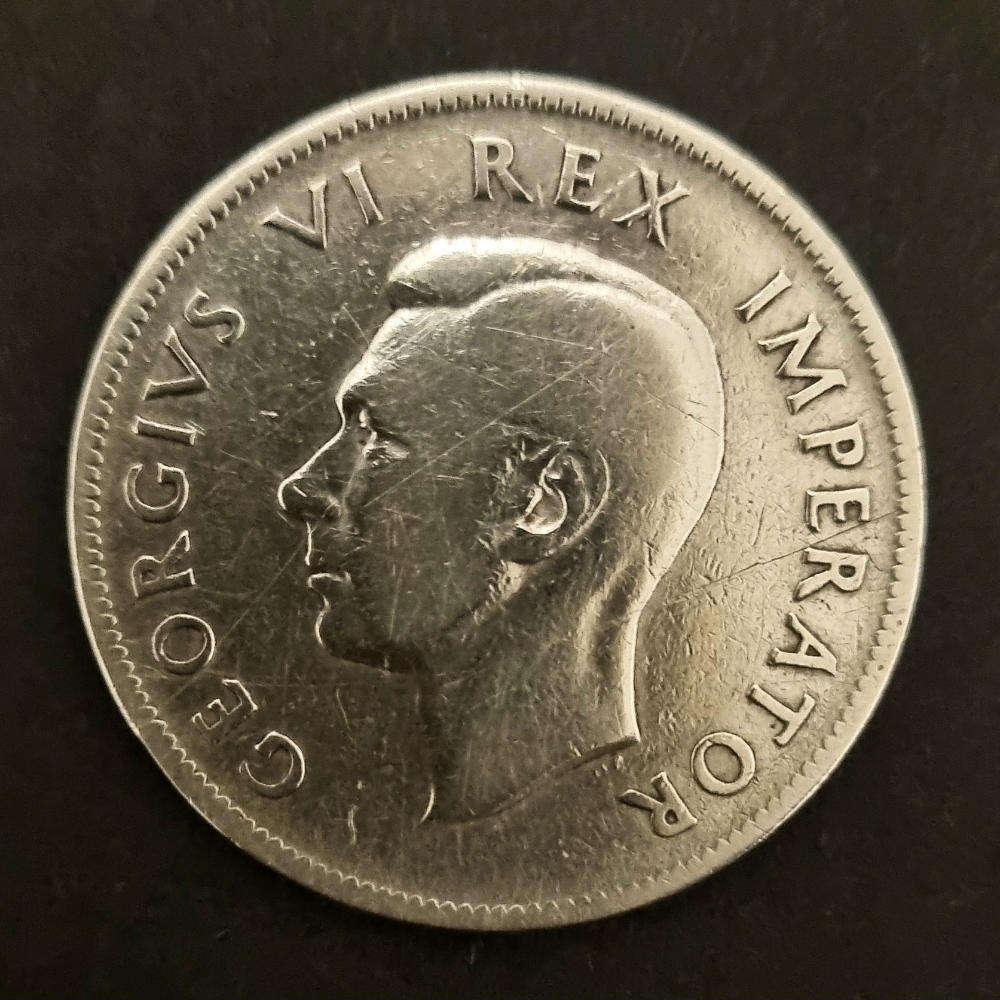  Stunning & Shiny 1940 South Africa 2½ Shillings  George VI Silver Coin 