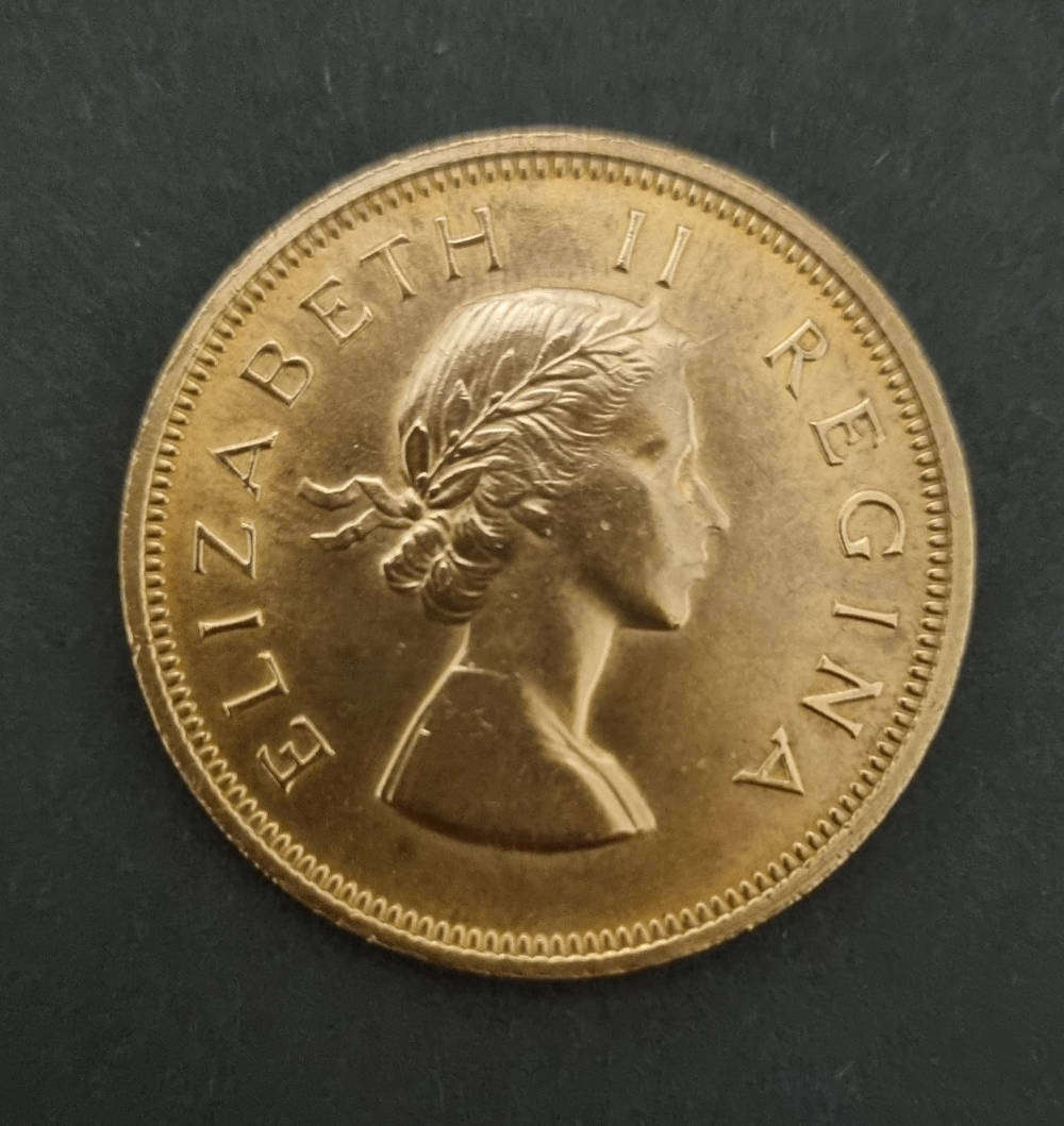 1960 South Africa 1 Penny (Queen Elizabeth II)