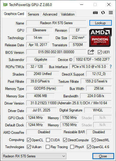 Budget Gaming PC  i7 + RX 570 + 16GB RAM + 512GB SSD