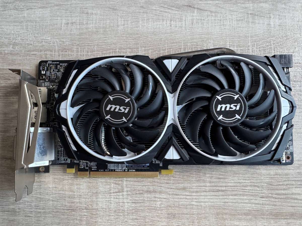 MSI Radeon RX 580 ARMOR OC 8GB GDDR5  Gaming Graphics Card