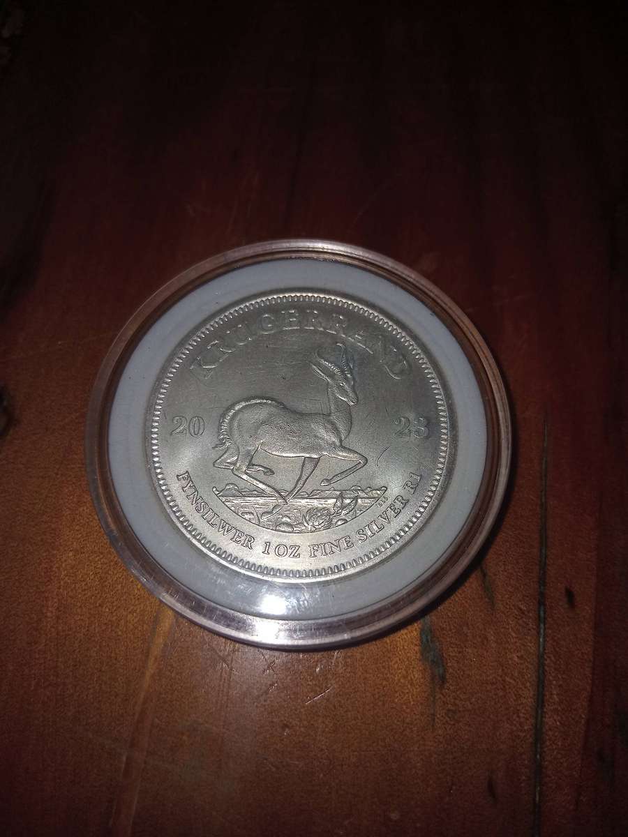 1 OZ silver kruger rand
