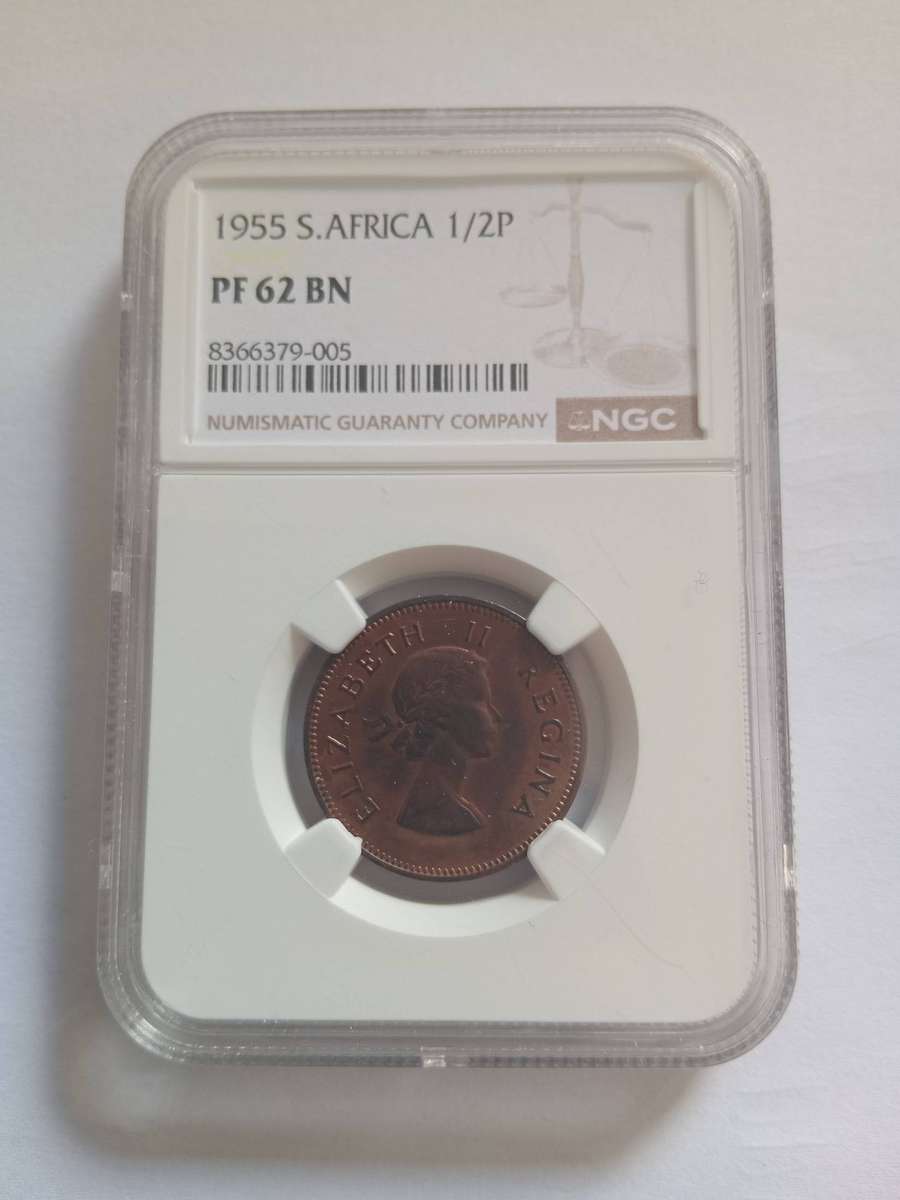 1955 Proof 1/2 Penny NGC