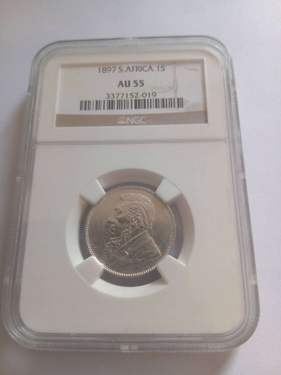 1897 1 Shilling NGC