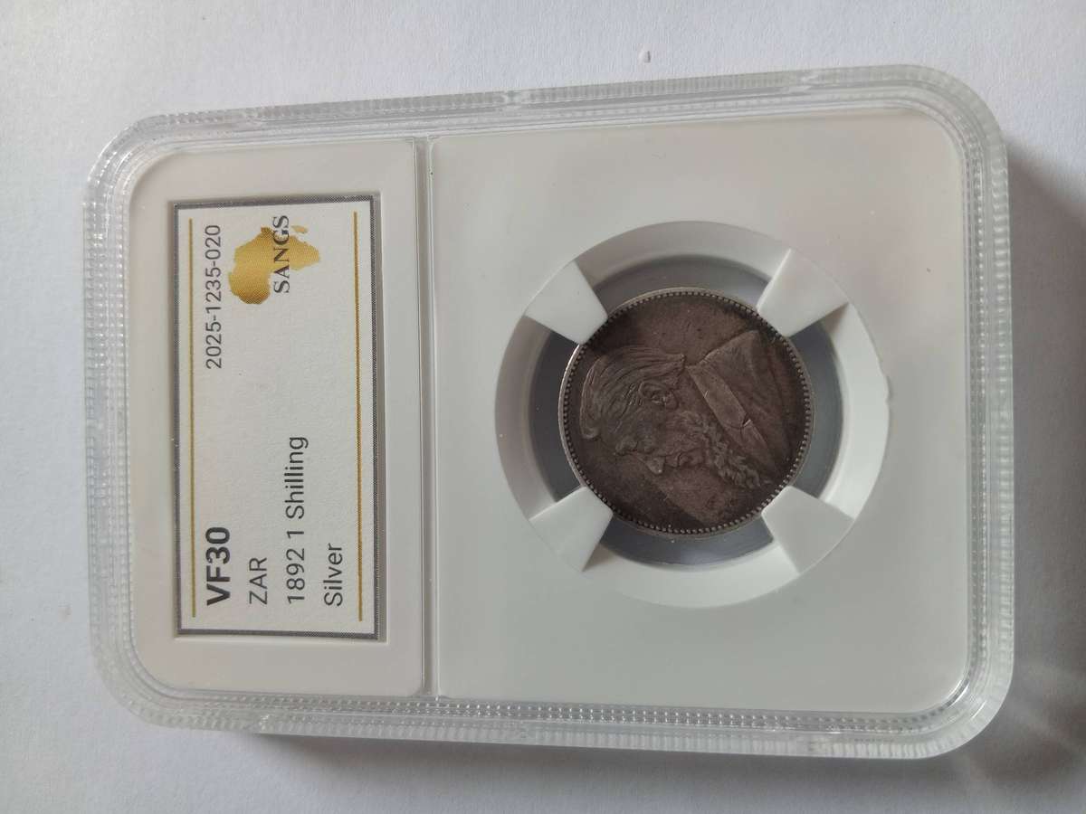 1892 1 Shilling VF 30