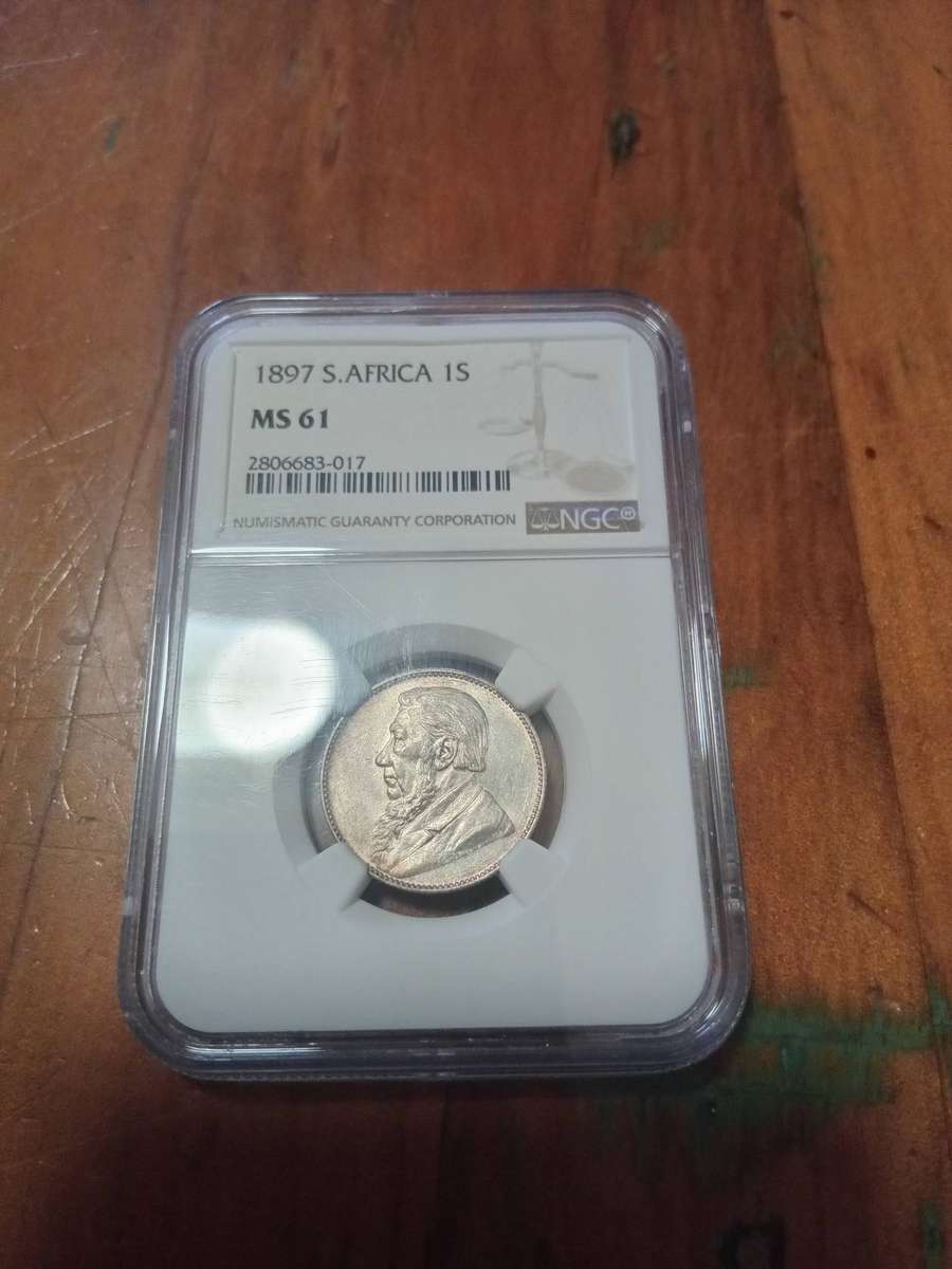 1897 1 Shilling NGC MS 61