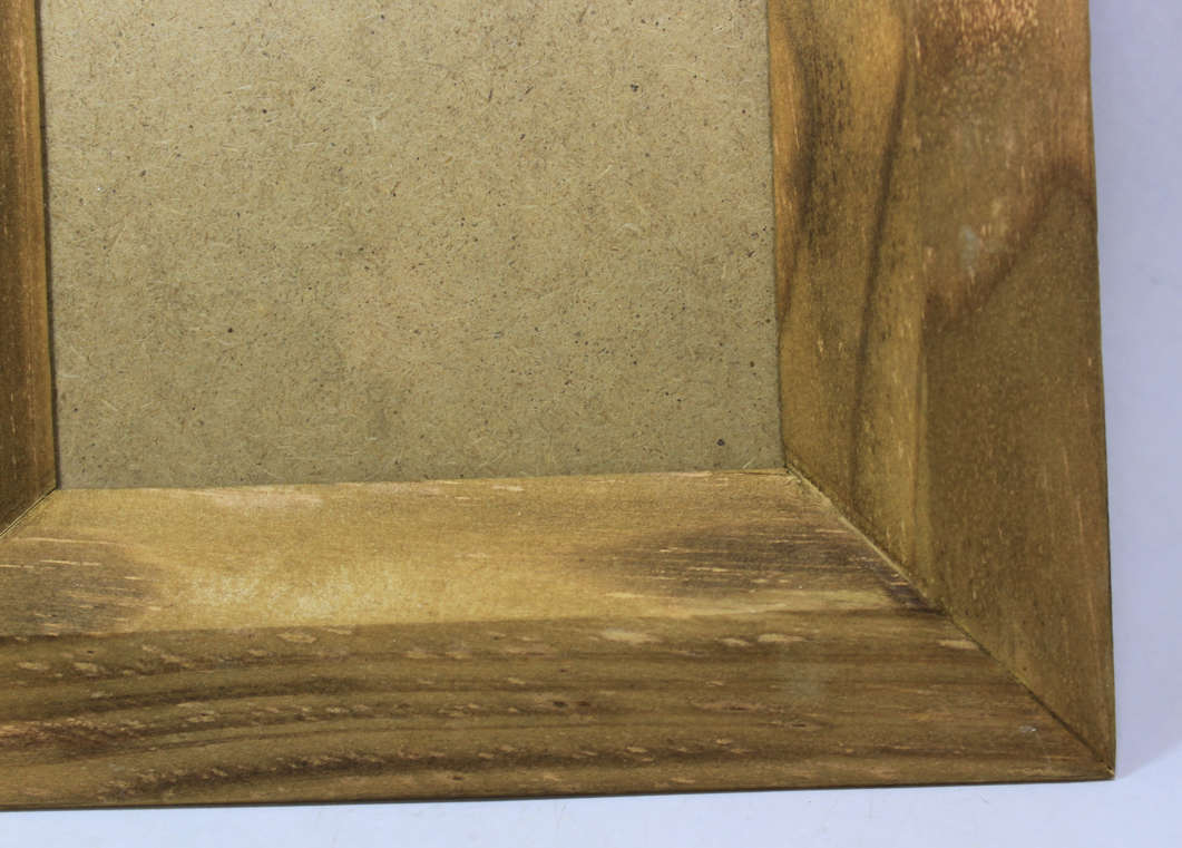 Natural Wood Coloured Photo Frame with Stand