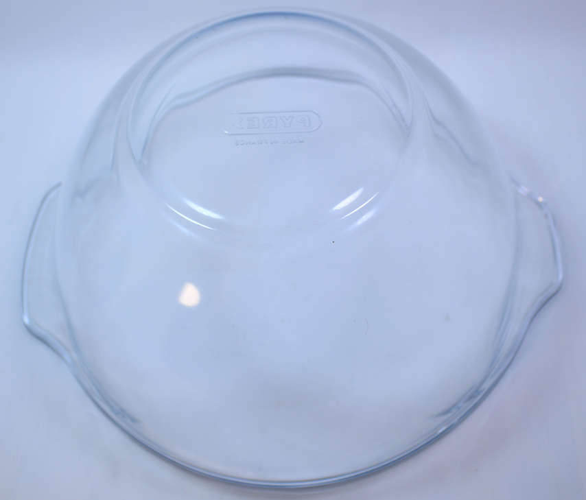 Large Genuine Pyrex Glass Classic 2.7l Mixing Bowl With Handles