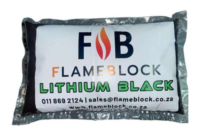 Flameblock Fire Extinguishing sachet for Lithium Ion Battery