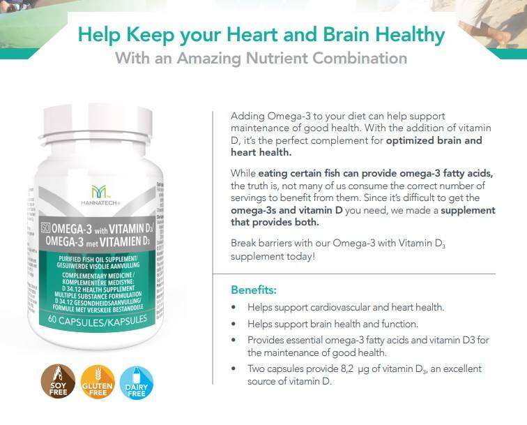 Mannatech Omega-3 with Vitamin D