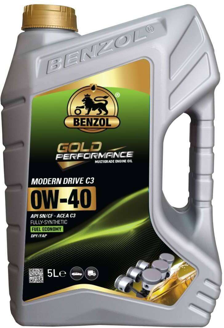 BENZOL Modern Drive 0W40 SN/CF C3 5Lt 1 Each 5 L