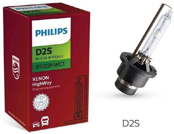 Bulbs - Philips D2S XENON HIGHWAY 85V 35W 85122HWC1 Each was