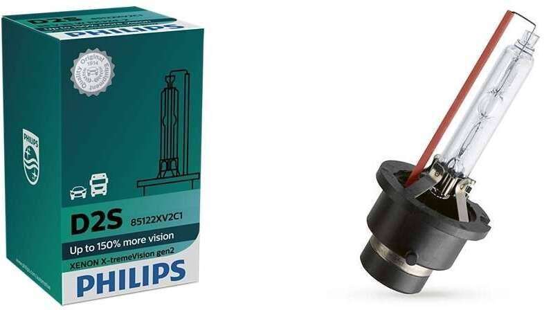 Philips D2S XtremeVision Gen2 85122XV2C1 Headlight Car, Motorbike, Truck Halogen