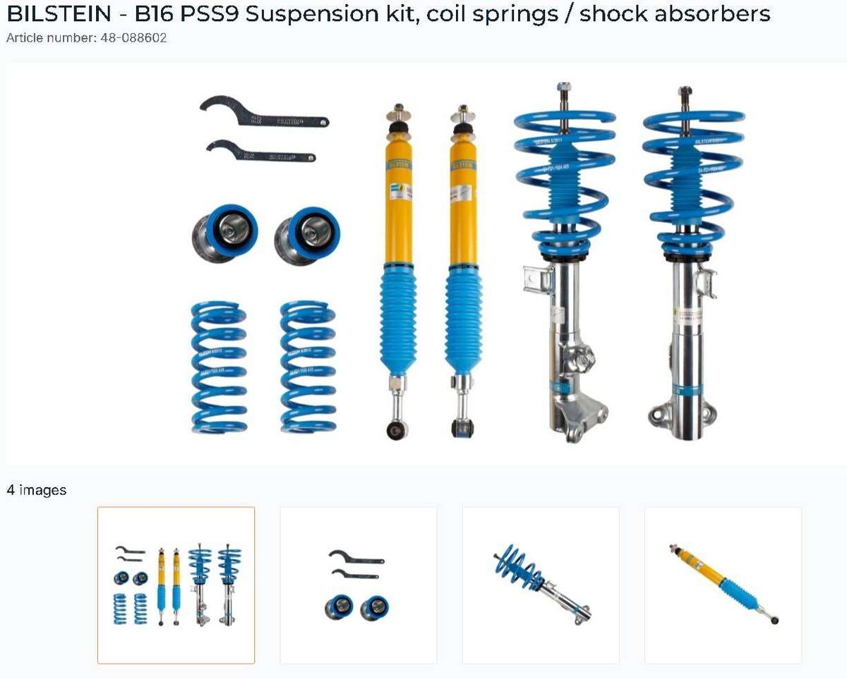 BILSTEIN B16 PSS9 Suspension Kit Coilover MERCEDES-BENZ C-Class Coupe (CL203) (03.2001 - 06.2011)MER