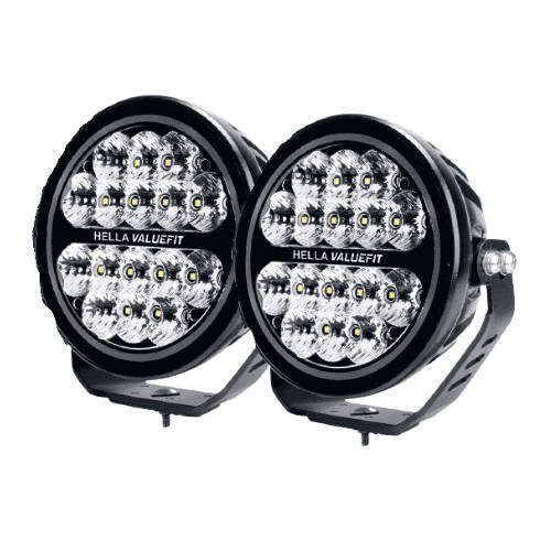 HELLA VF69072 VALUEFIT SUPERNOVA 7" Spotlight Kit Fog Lamp Bakkie LED for Various (12 V, 80 W) SET
