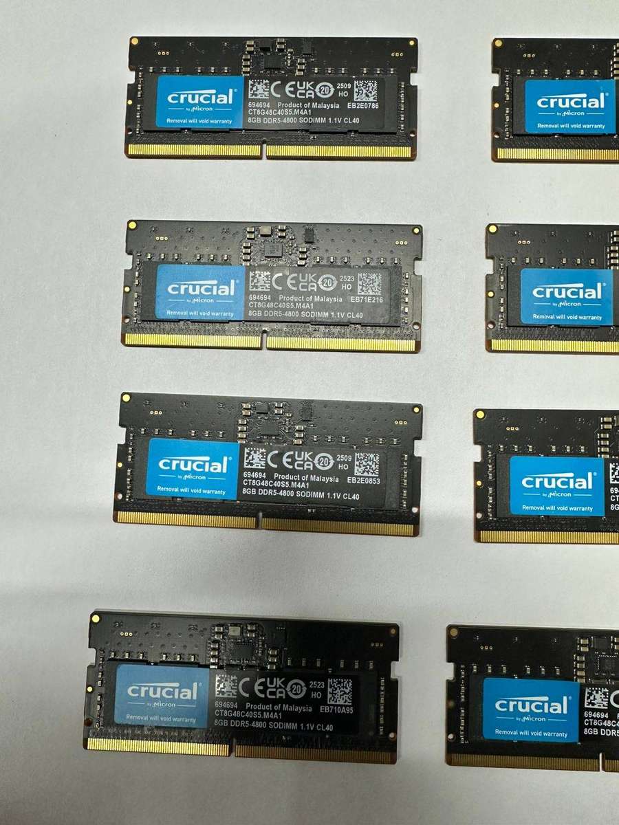 Crucial CT8G48C40S5 Memory Module 8GB DDR5 4800MHz