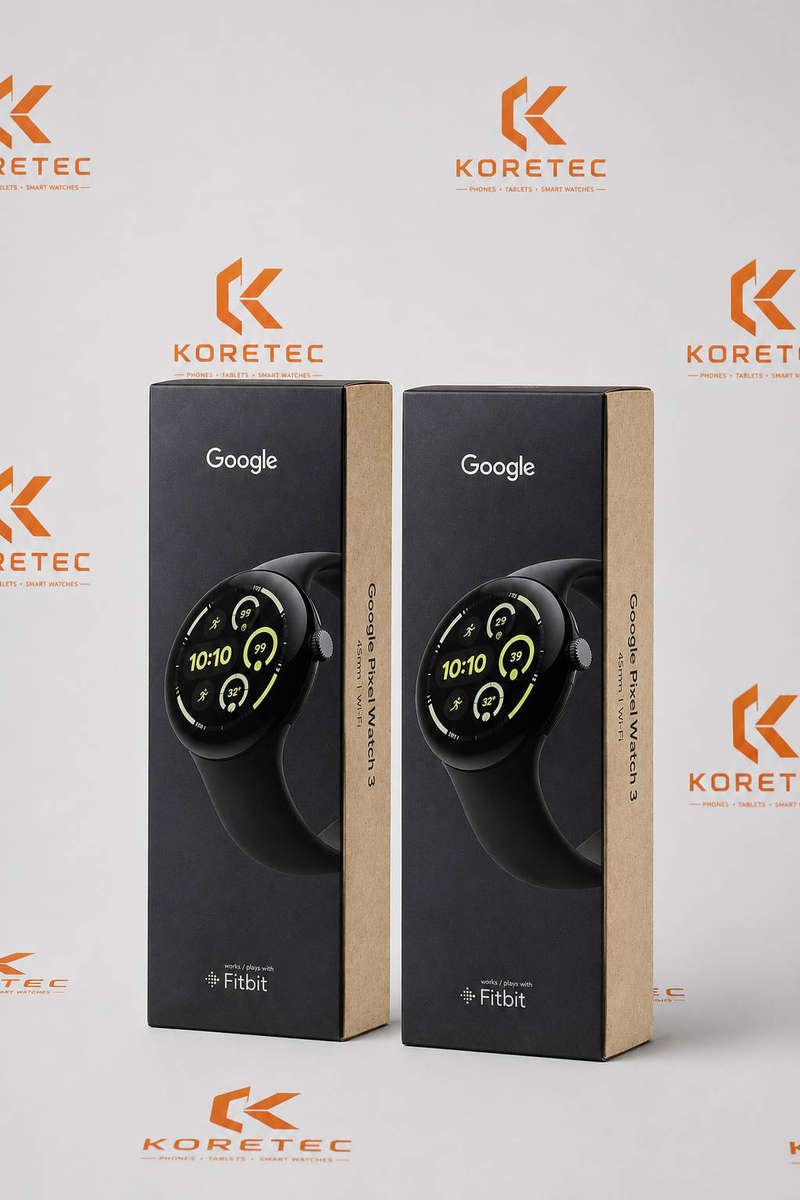 Google Pixel Watch 3 (45mm WIFI Black) - BRAND NEW [RETAIL VALUE -R9000 ]