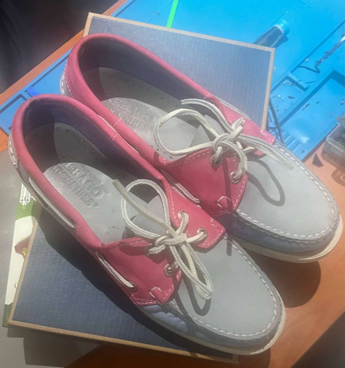 ORIGINAL AUTHENTIC SEBAGO DOCKSIDES SIZE 5 LADIES SLIP ON SHOES