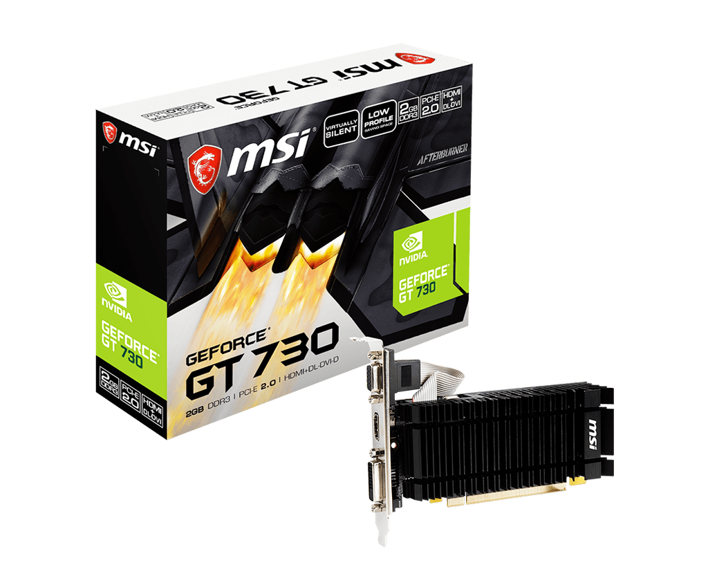 MSI Geforce GT 730 2GB Low Profile OC Edition
