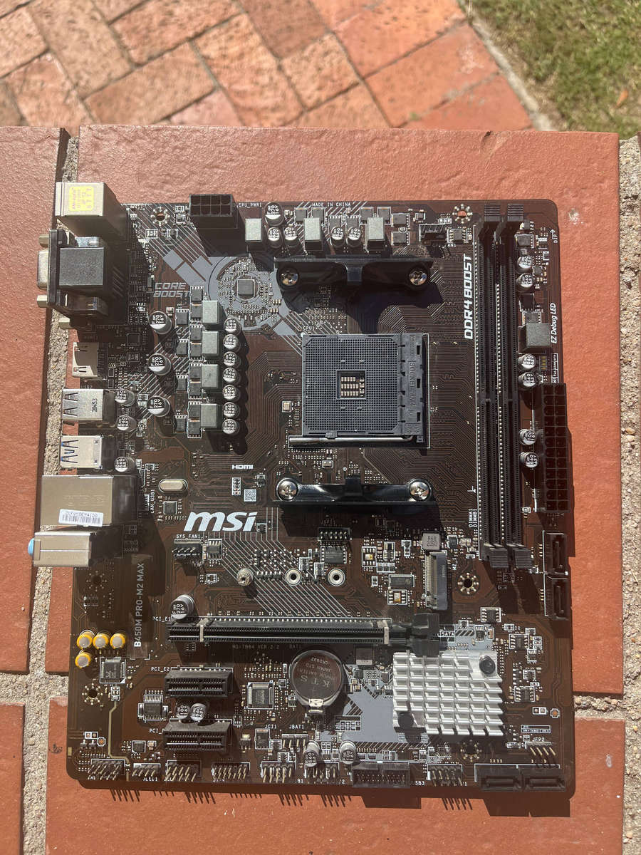 MSI B450M PRO-M2 MAX Ryzen Motherboard
