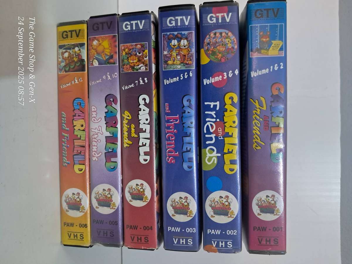 VHS:  Garfield & Friends Volume 1 -12 1997/1998