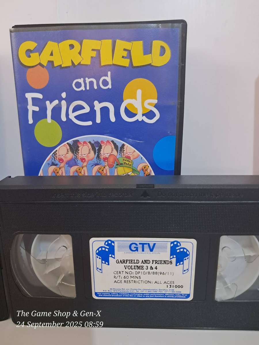 VHS:  Garfield & Friends Volume 1 -12 1997/1998