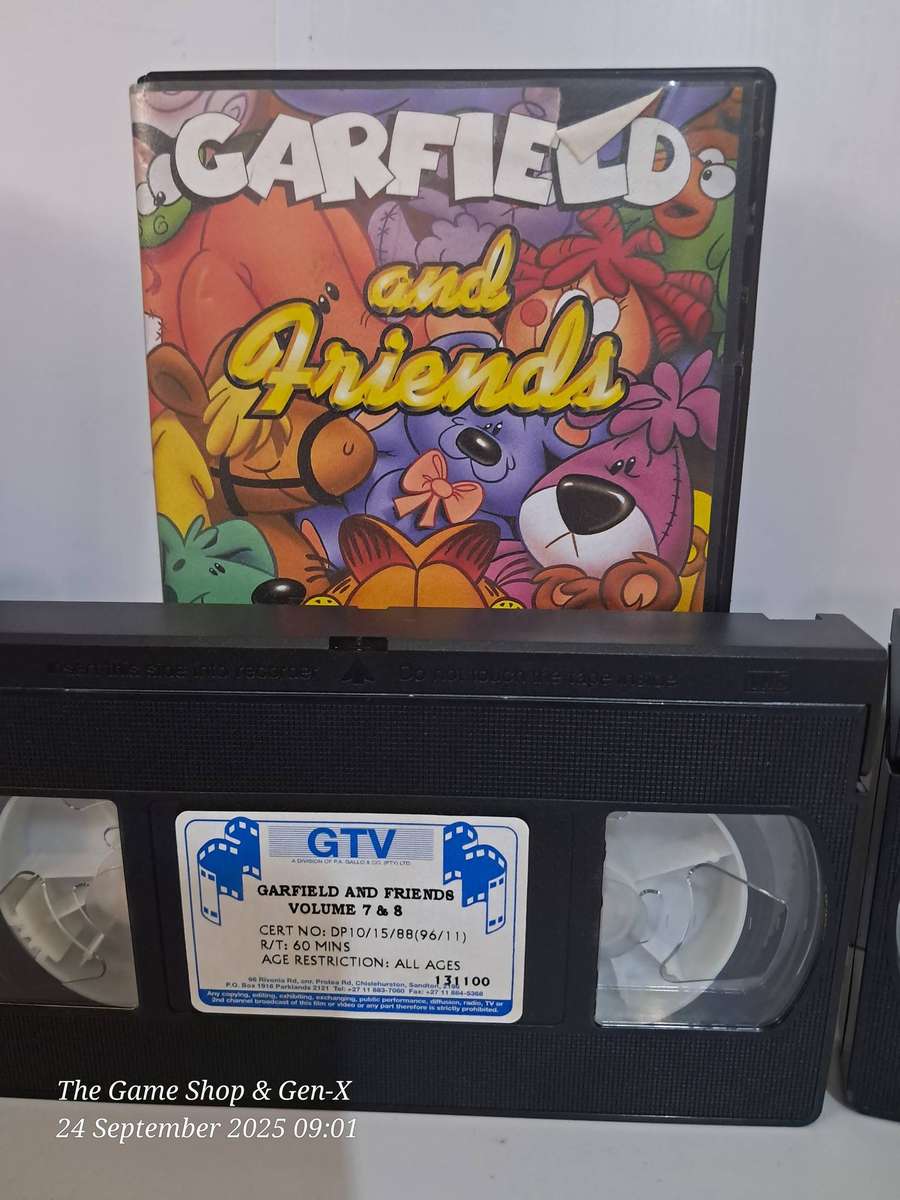 VHS:  Garfield & Friends Volume 1 -12 1997/1998