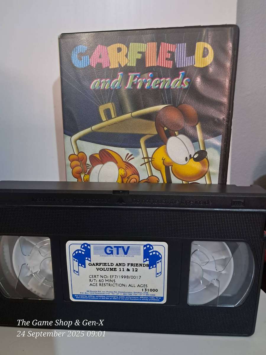 VHS:  Garfield & Friends Volume 1 -12 1997/1998