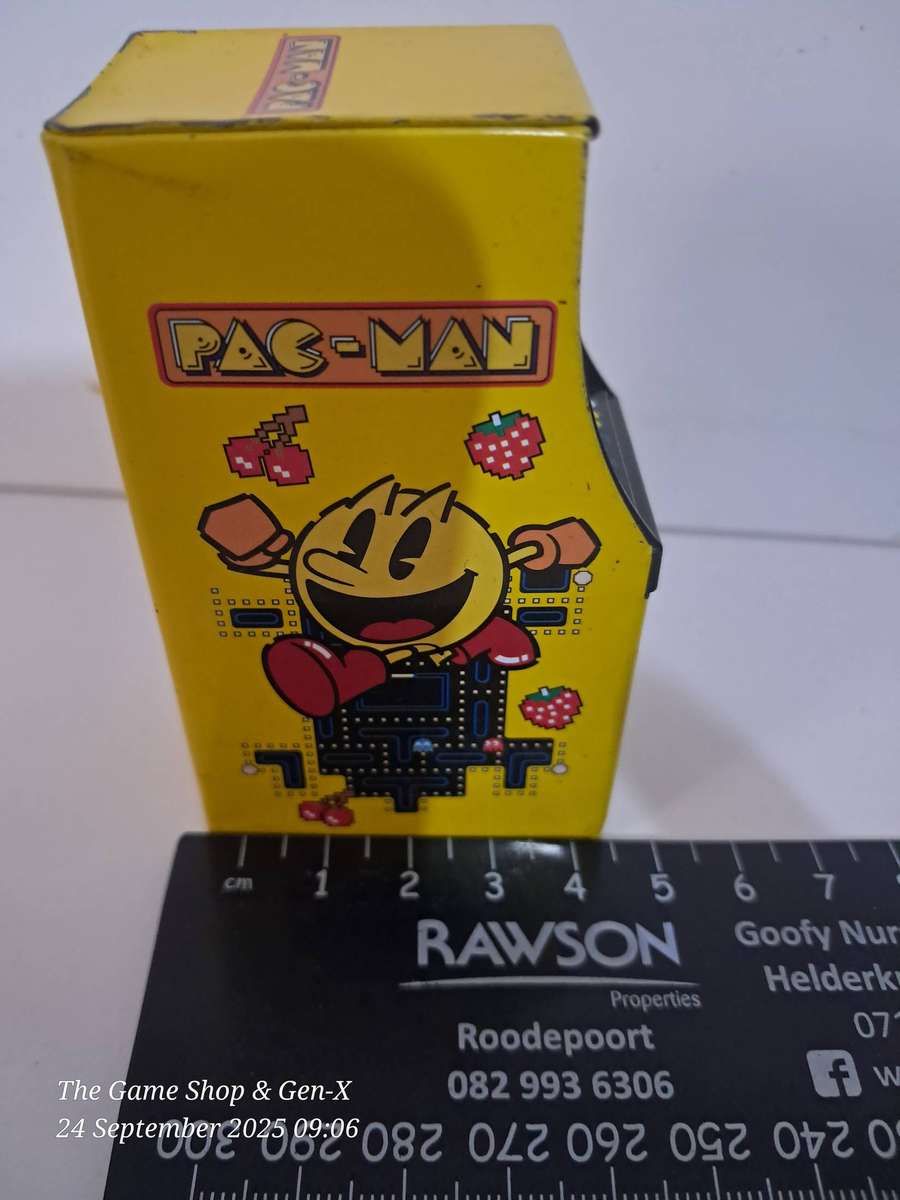 Colletible Pac-man Arcade Game Candy Tin Container