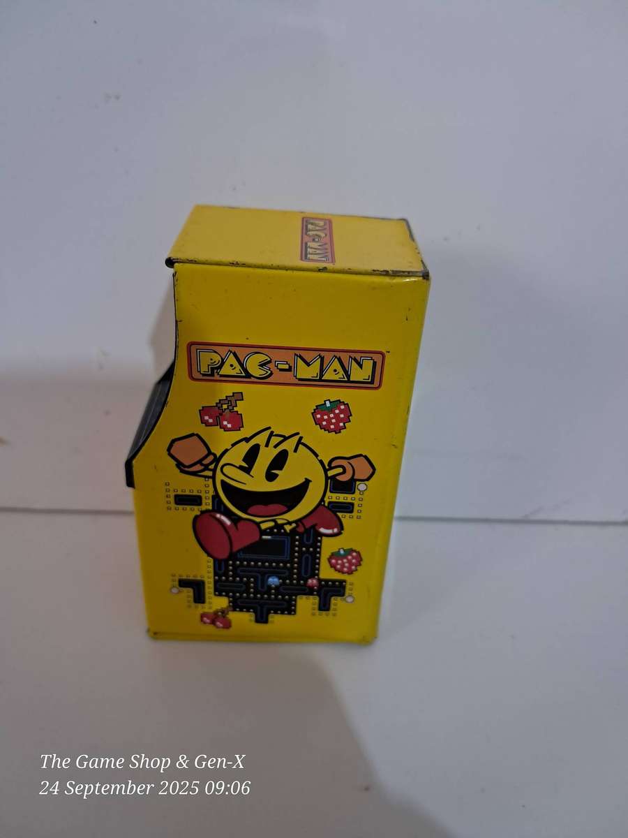 Colletible Pac-man Arcade Game Candy Tin Container