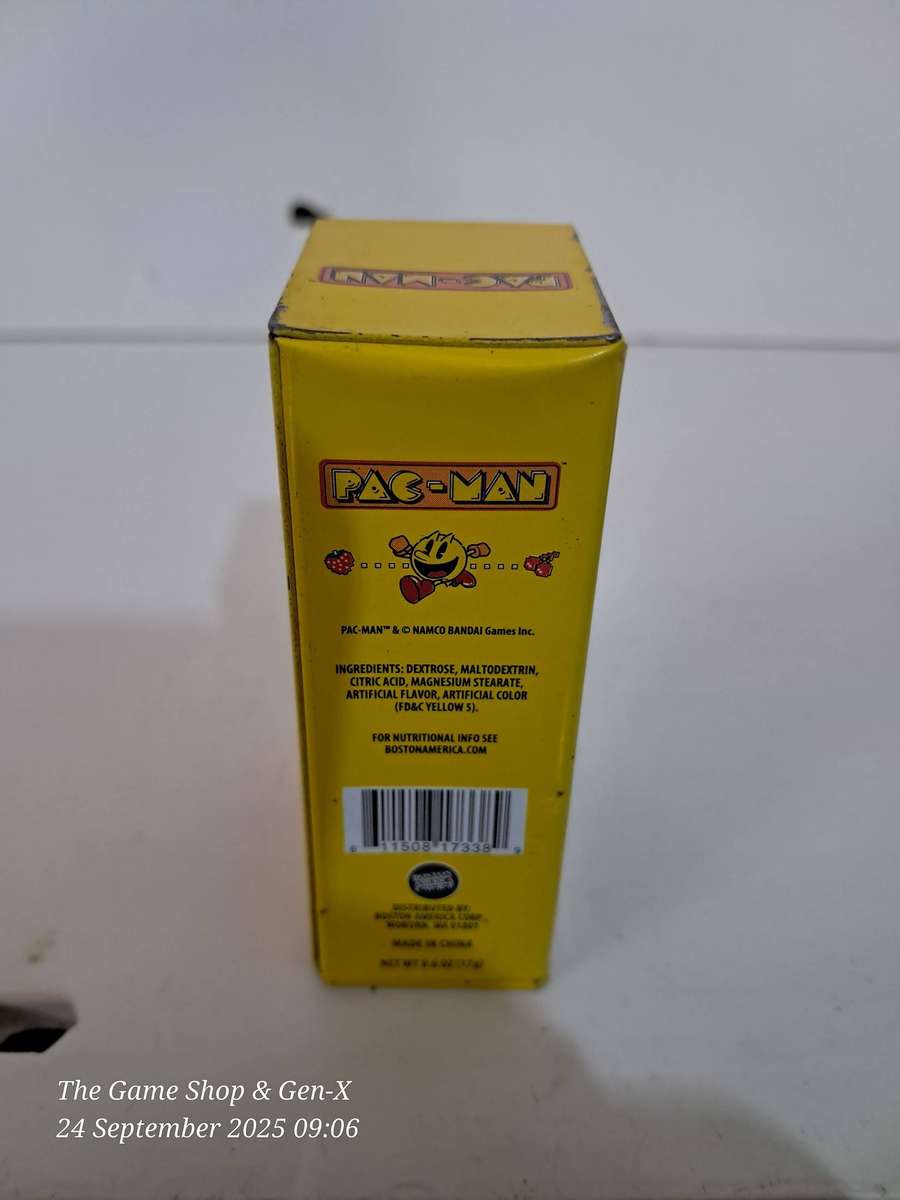 Colletible Pac-man Arcade Game Candy Tin Container