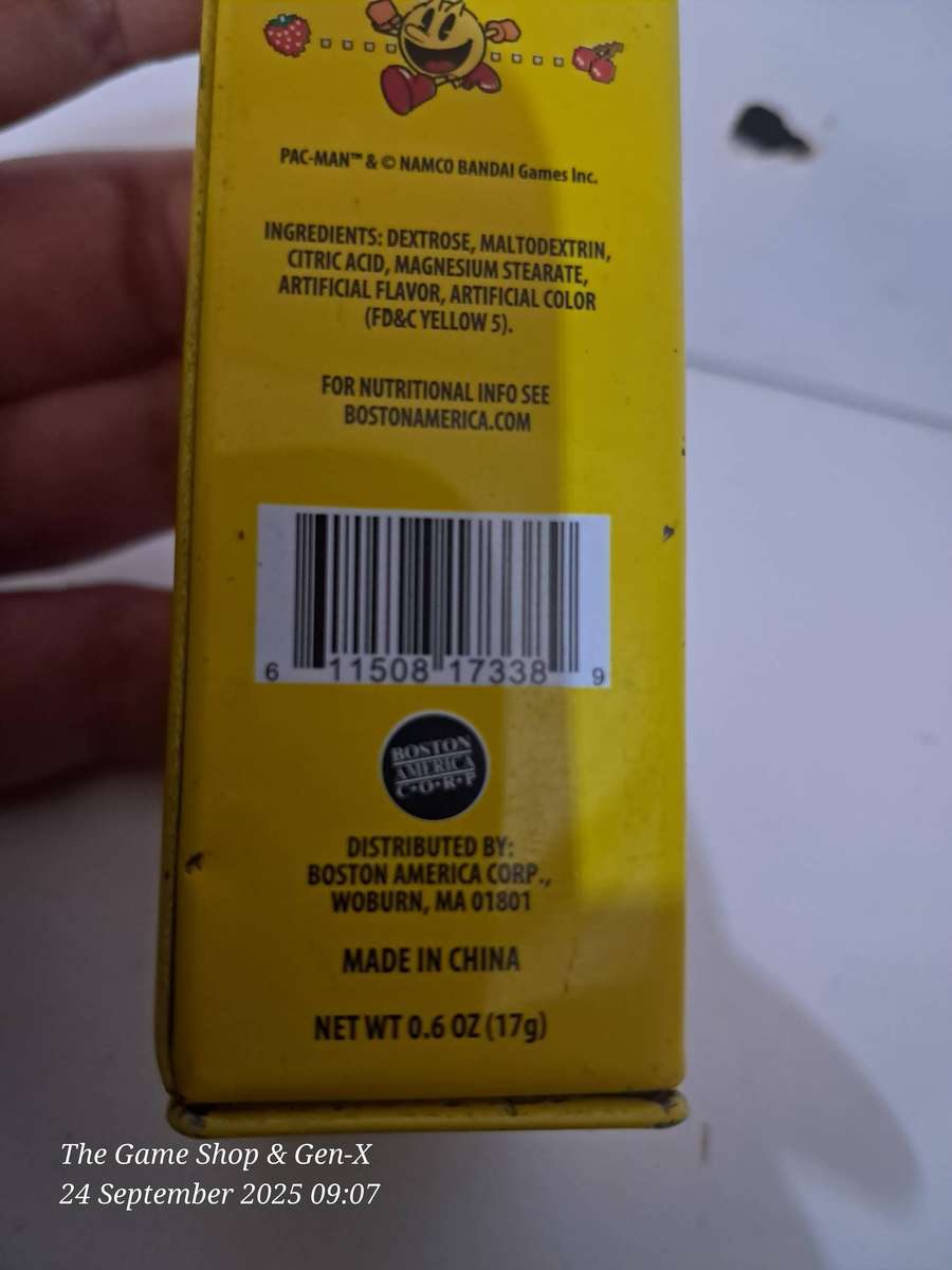 Colletible Pac-man Arcade Game Candy Tin Container