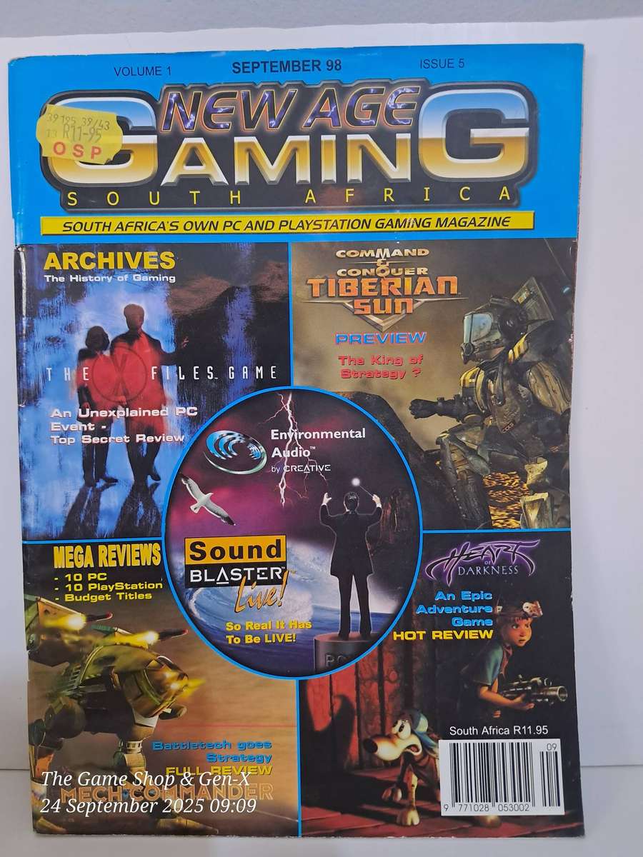 New age Gaming South Africa Magazine Volume 1 1 September 1998 Issue 5