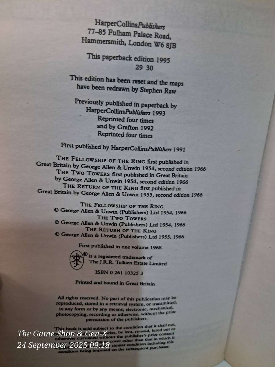 Book: Lord of the Rings