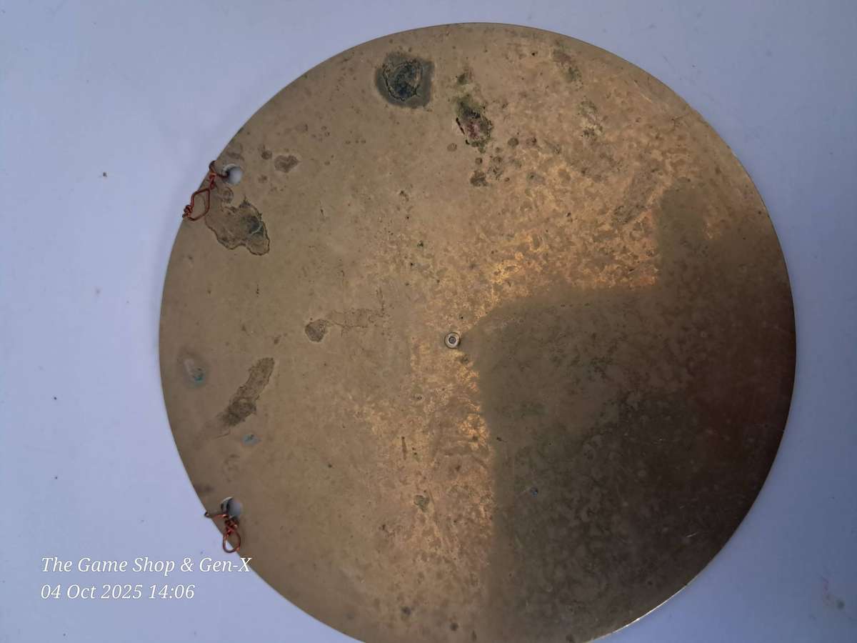 Brass Star of David Damascene plaque