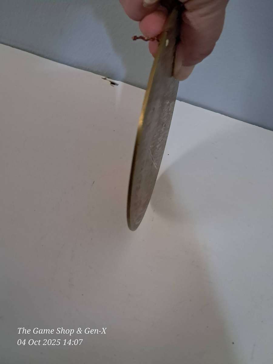 Brass Star of David Damascene plaque