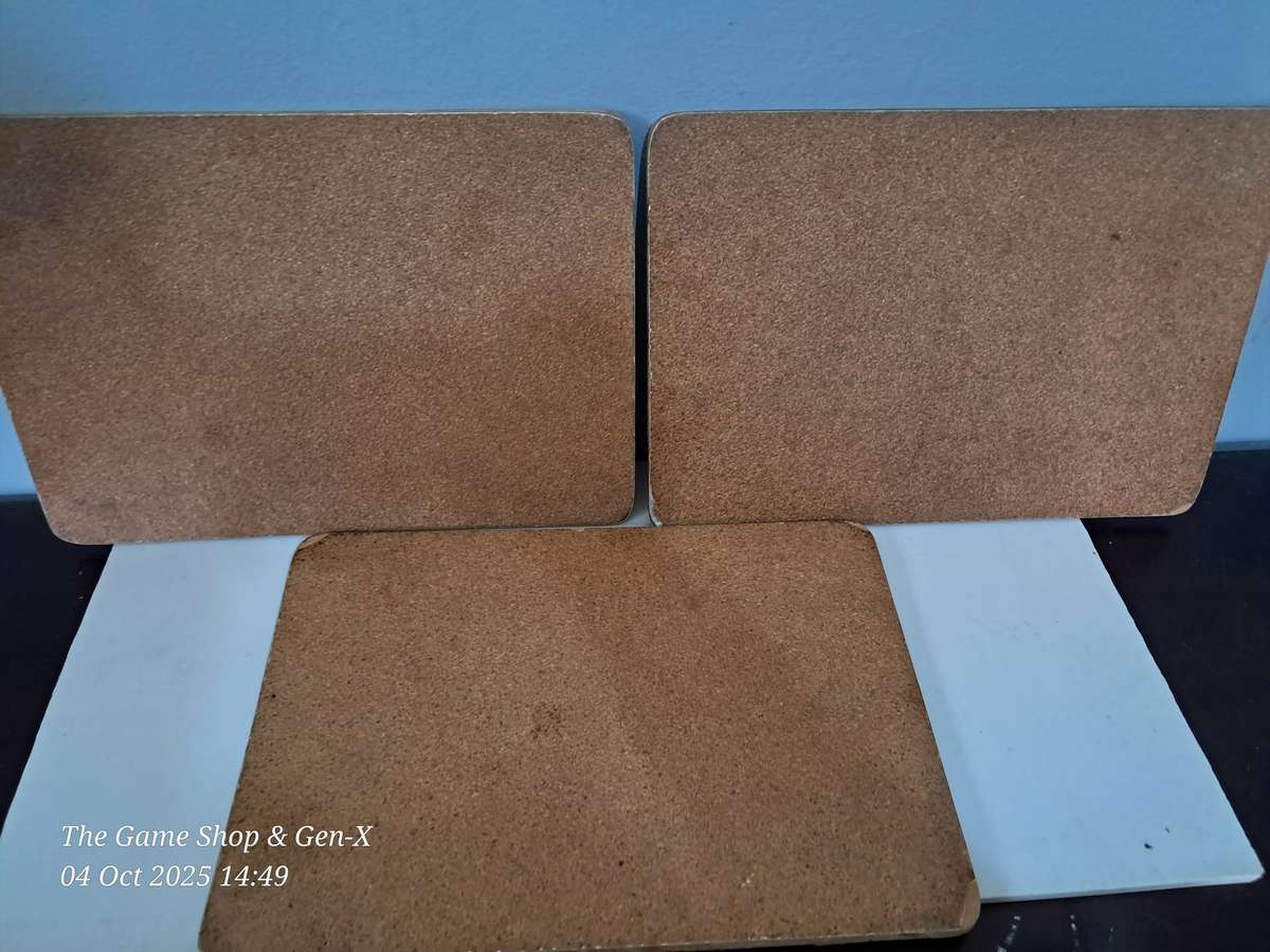 Old Black Steer Wooden place mats