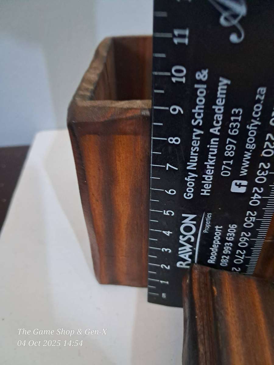 Wooden storage boxes (4 piece - Small)