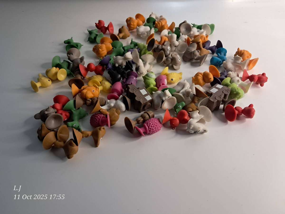 Old Stickies toys - 76 in total
