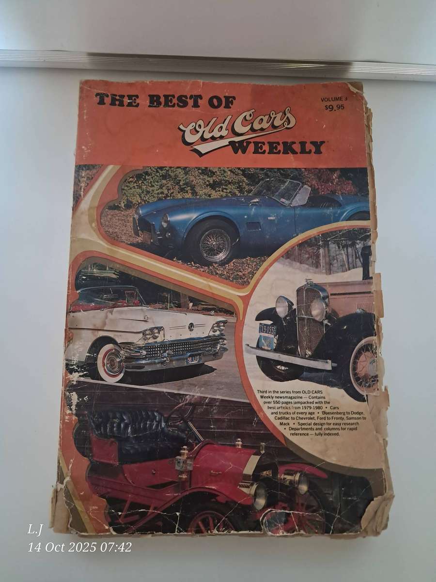 Vintage - Book: The Best of Old Cars Weekly