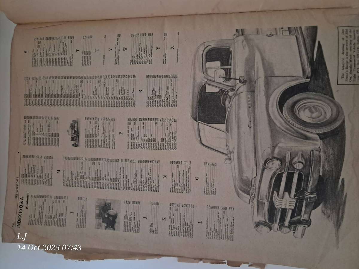 Vintage - Book: The Best of Old Cars Weekly