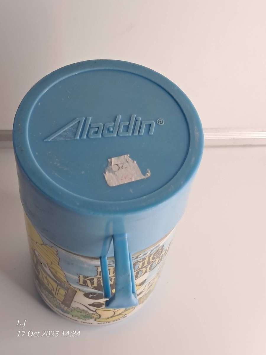 Vintage 1979 Walt Disney Magic Kingdom Thermos bottle made by Aladdin.