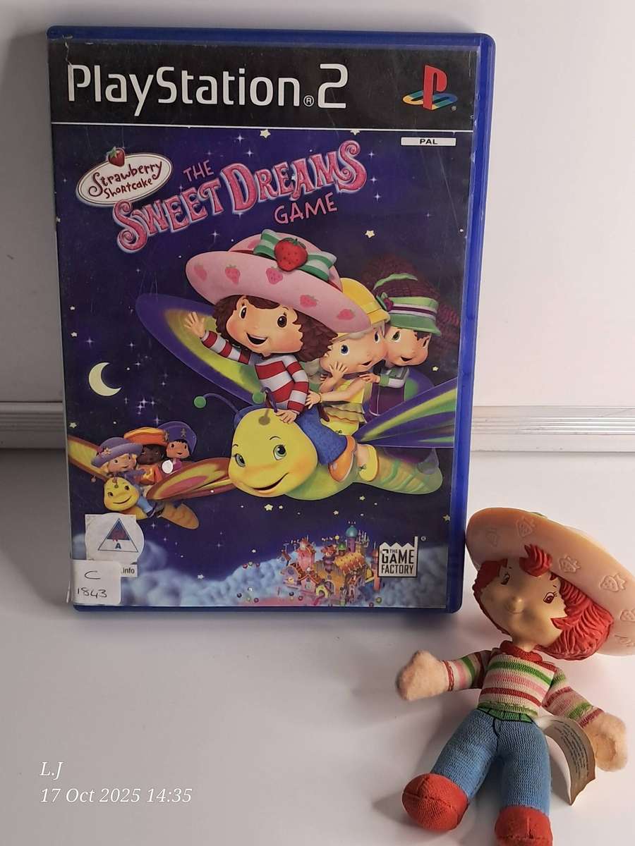 PS2 Strawberry shortcake Game & the doll