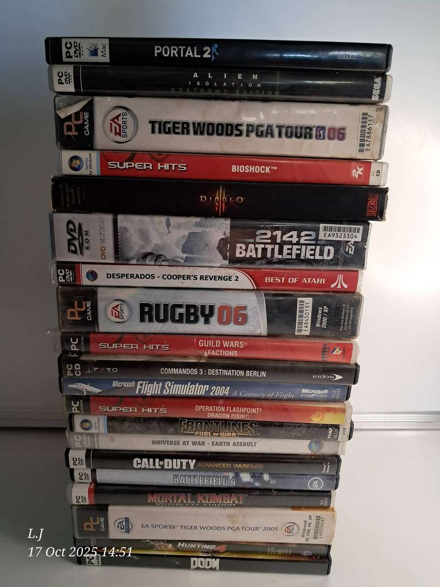 Job-lot of PC Games