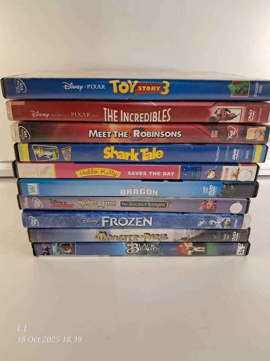 10 x Children DVD's