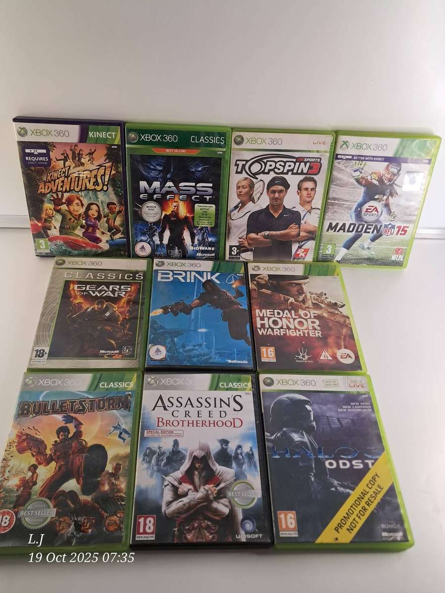 10 x XBOX360 Games