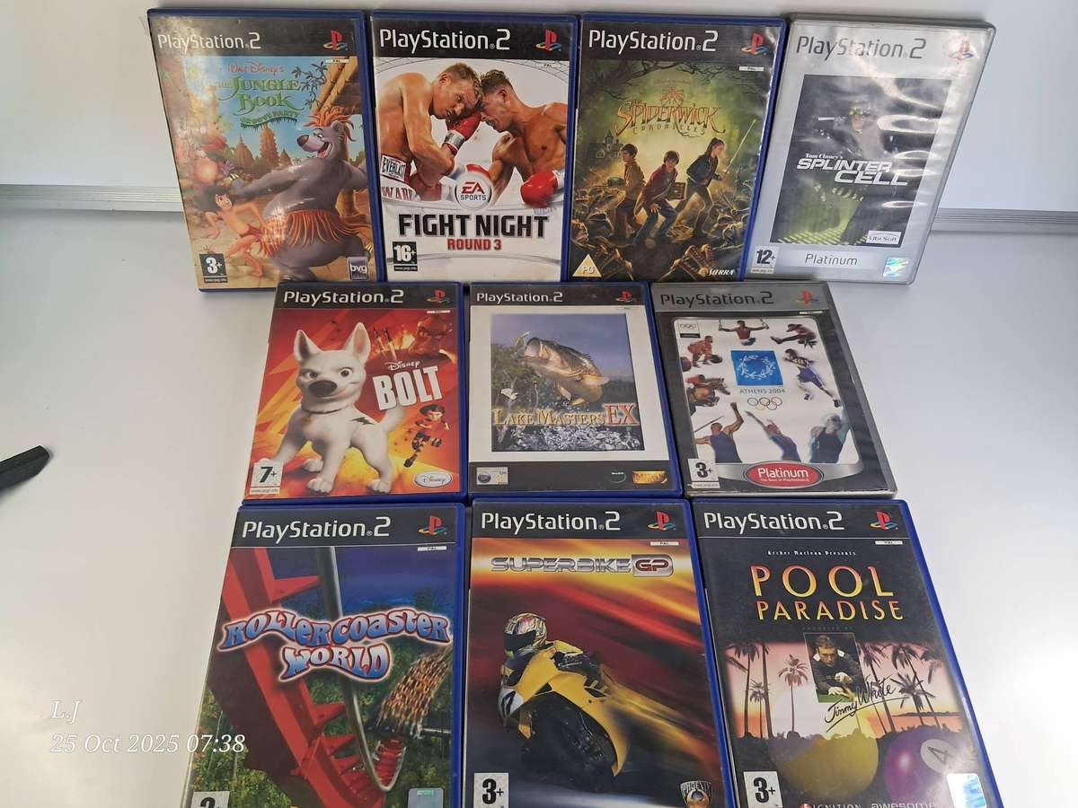 10 x PS2 Games