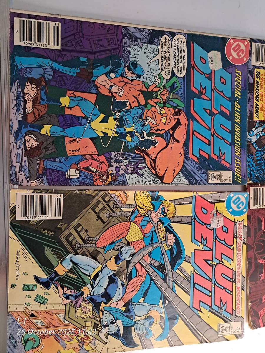DC Blue Devil Comics x 5 - 1984/1985