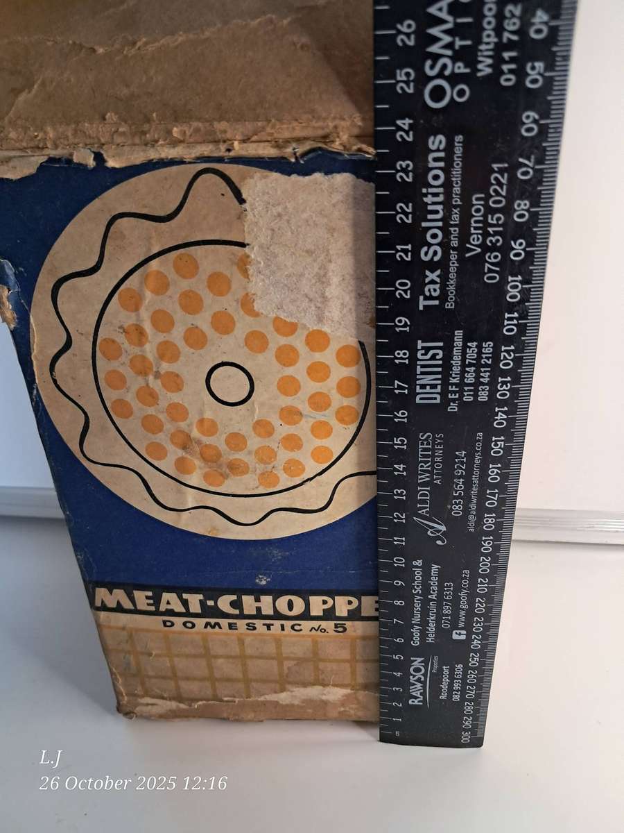Vintage meat Chopper Domestic Nr 5